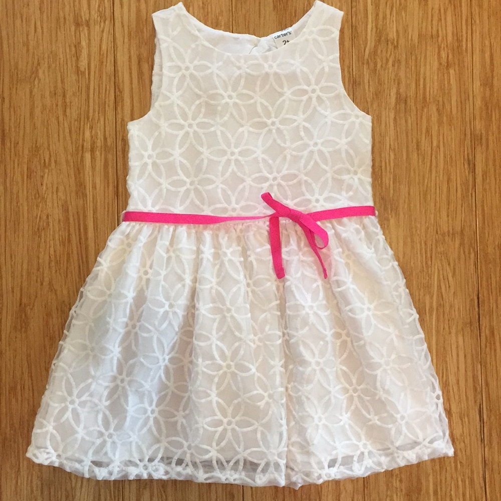 Carter’s 2t white dress